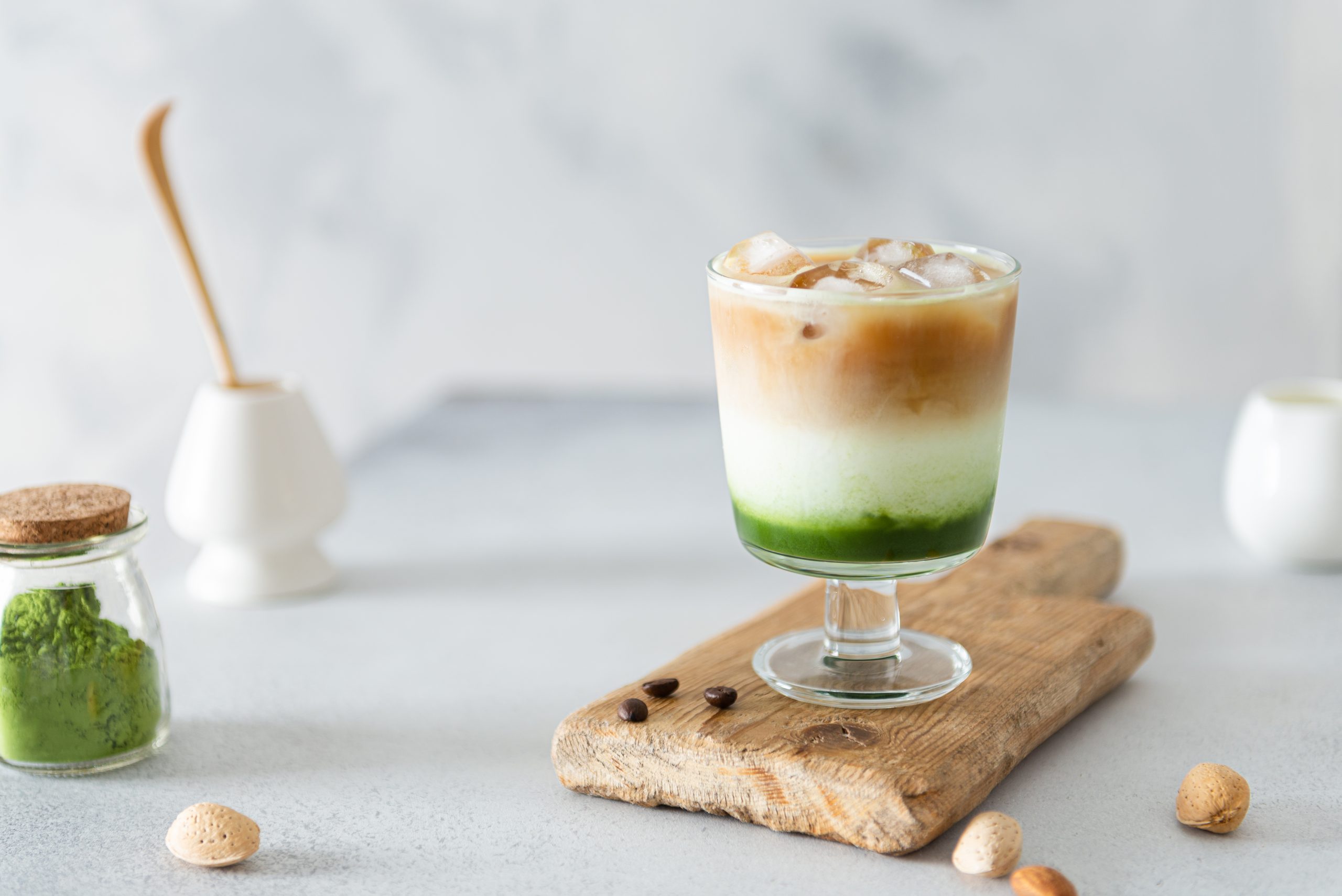 Matcha Espresso Iced Latte