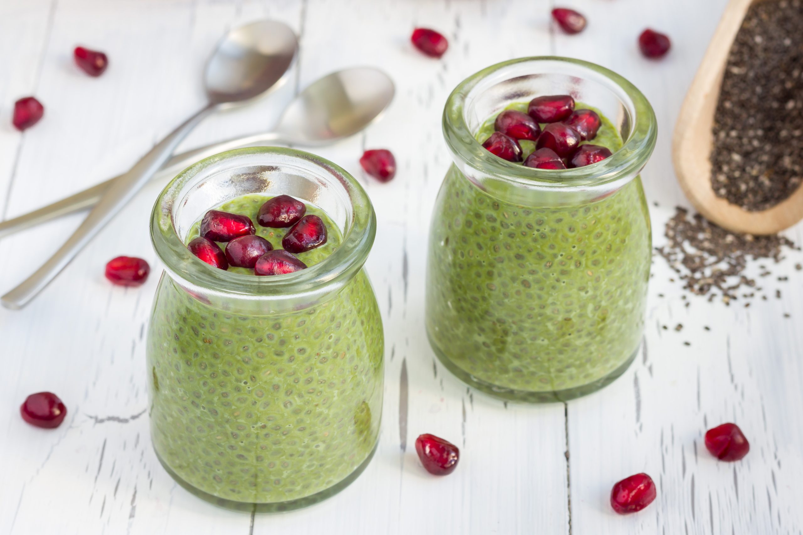 Matcha & Chia Seed Pudding